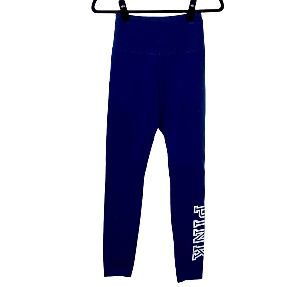 Women's Navy Leggings with Side Logo